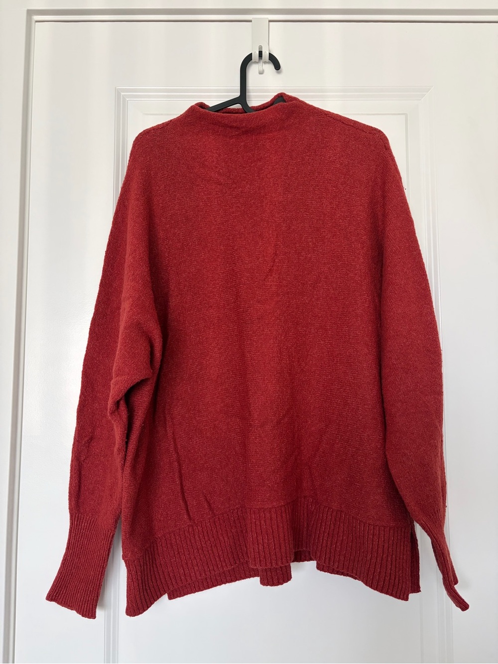 Ruby Moon cozy red crewneck sweater
